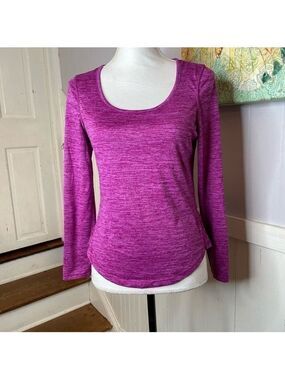 Purple Athletic Long Sleeve Layer 8 Long Sleeve purple Athletic Shirt